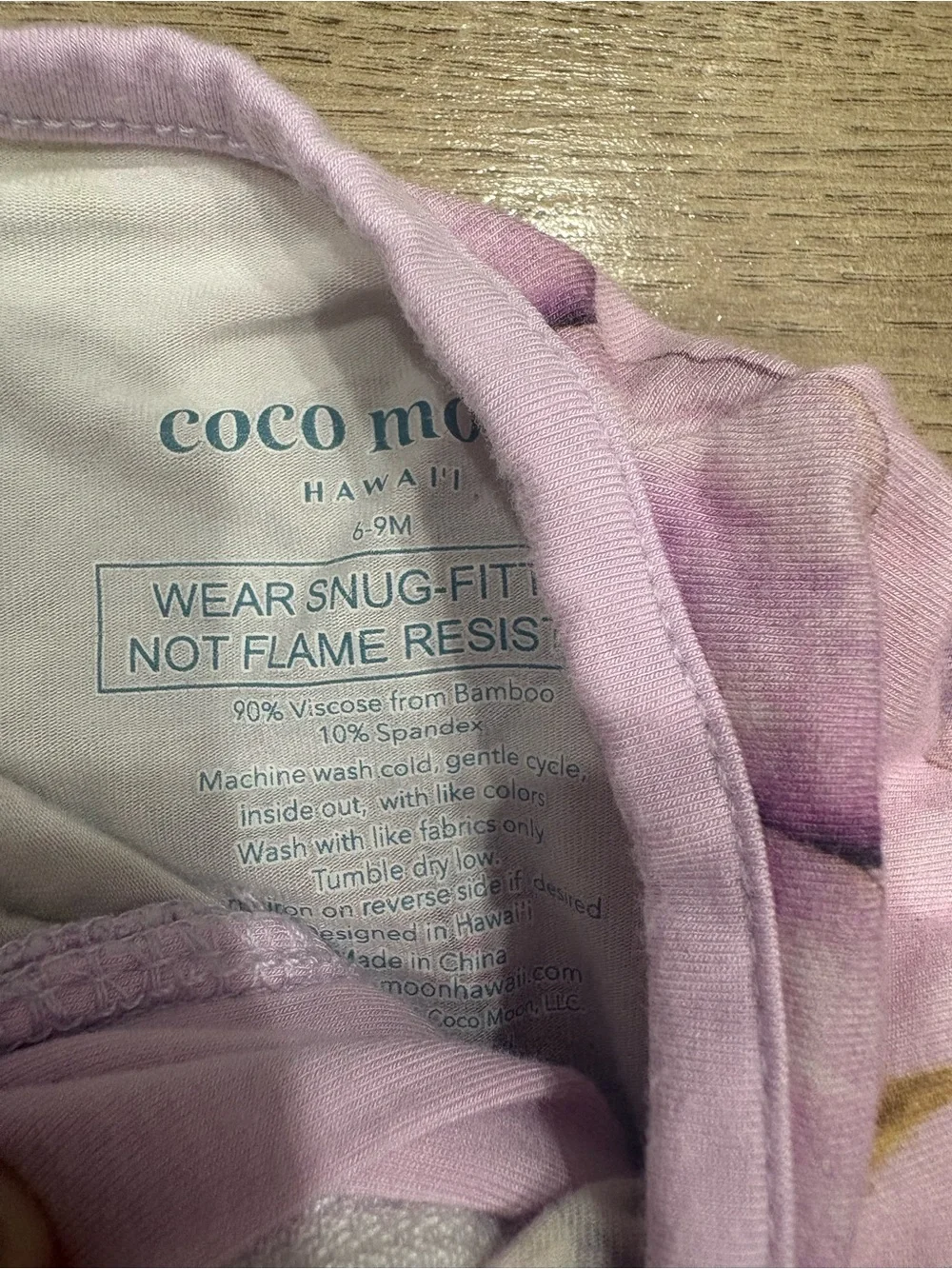 Coco moon Hawaii sleeper onesie